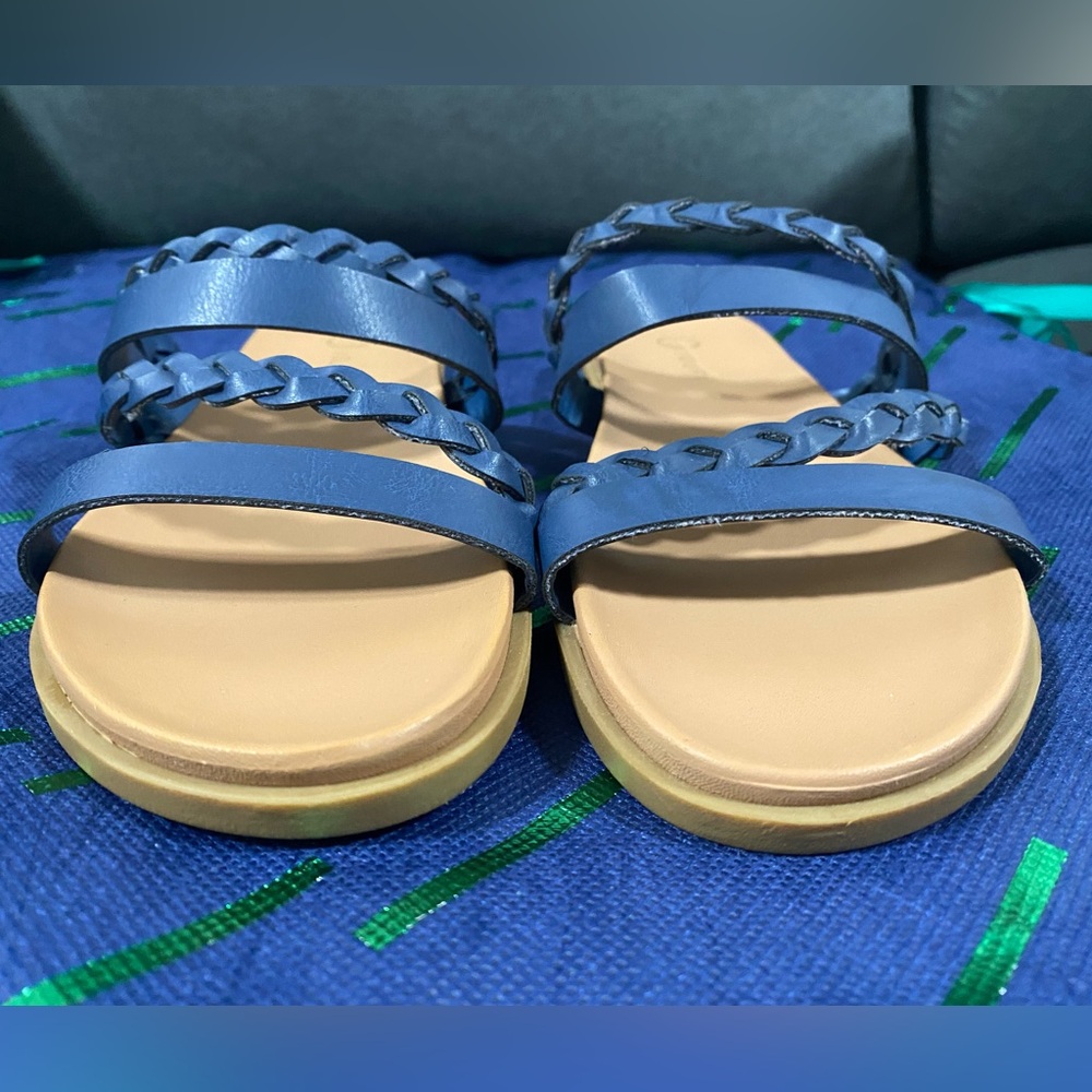 ⭐️NEW Journee COLETTE SLIDE SANDALS IN FAUX LEATHER Size 6 - Picture 5 of 16